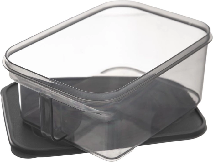 Pareti trasparenti e design grigio elegante