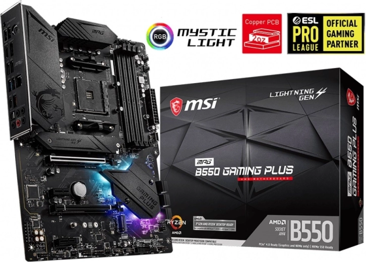 Scheda Madre Gaming MSI MPG B550 Gaming Plus
