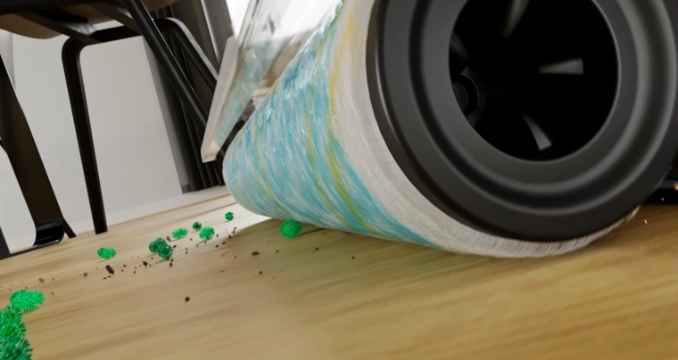 Hygienic!Spin up to 500 rpm for hygienically clean floors