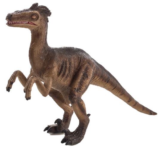 Mojo Velociraptor Marrone Statua