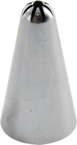 Douille de pâtisserie en acier inoxydable, étoile fermée, 8 dents