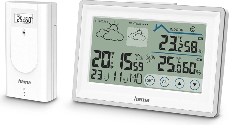 Digital Weather Station Hama White
