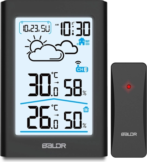 Sensore esterno wireless con portata fino a 60 m