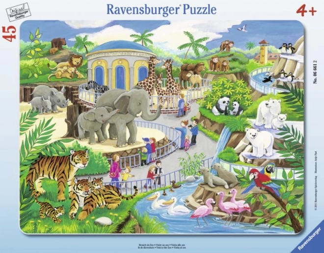 Ravensburger puzzle Visit to the Zoo 45 pieces