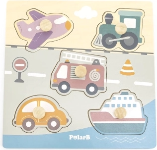 Wooden Puzzle - Vehicles