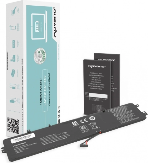 Batteria Movano per Lenovo 700-15ISK 4000 mAh 44 Wh