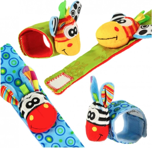 Baby wrist rattles – set of 2