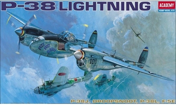 Academy P-38 E/J/L Lightning Model 1:48
