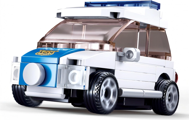 Sluban Pull-Back Police Car