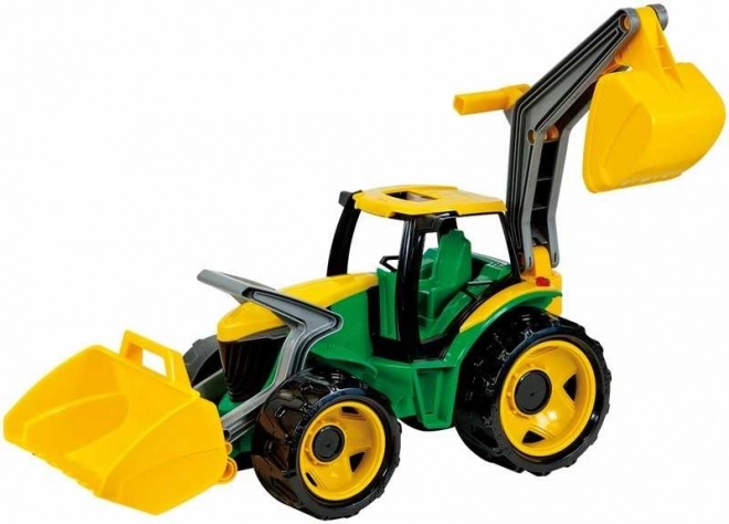 Trattore per bambini con benna e scavatore