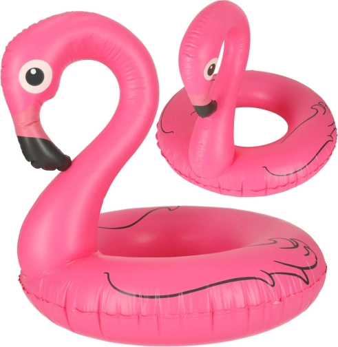 Inflatable flamingo ring 70 cm, load capacity 50 kg