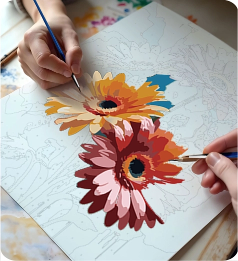 Pittura facile e precisa grazie ai numeri