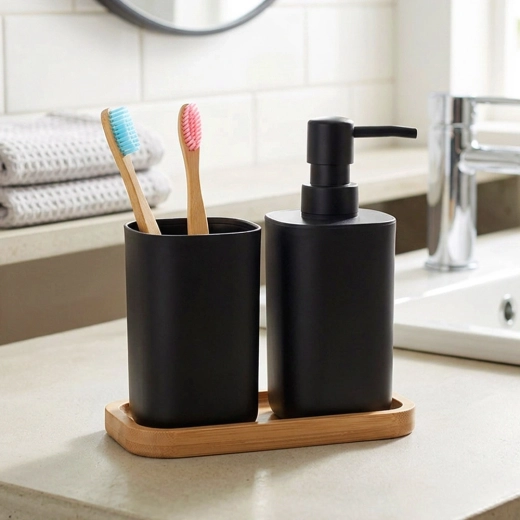 Bicchiere per spazzolini e altri accessori