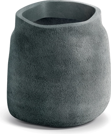 Vaso da fiori in plastica 38 cm grafite Boge