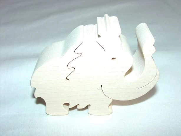 Fauna Wooden Animal Mammoth