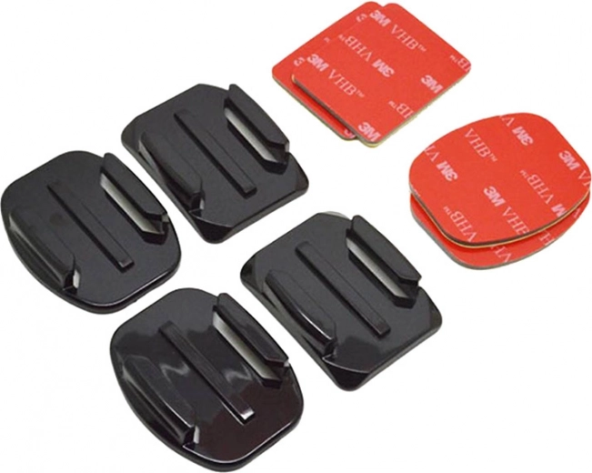 Set stickers en J-Hook-houders voor sportcamera’s Telesin