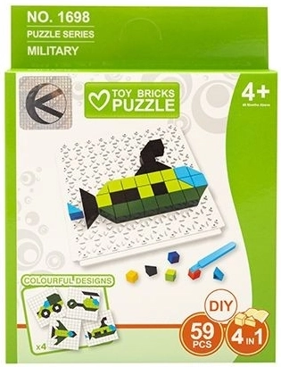 Puzzle building set 59 pieces - 1 piece