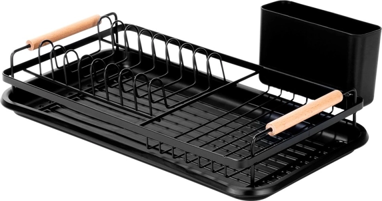 Sturdy metal frame and wooden handles