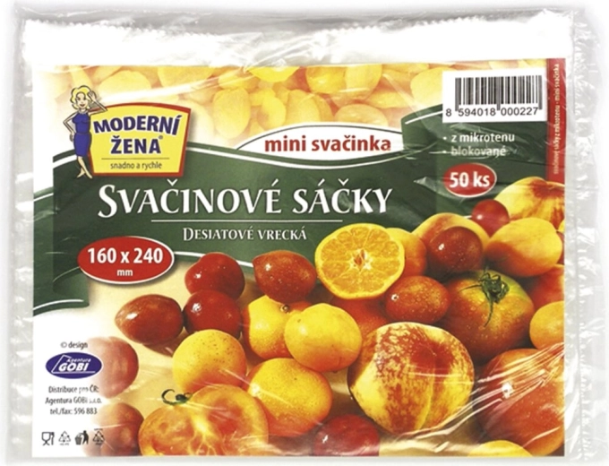 Sacchetti per merenda 16 × 24 cm, 50 pz