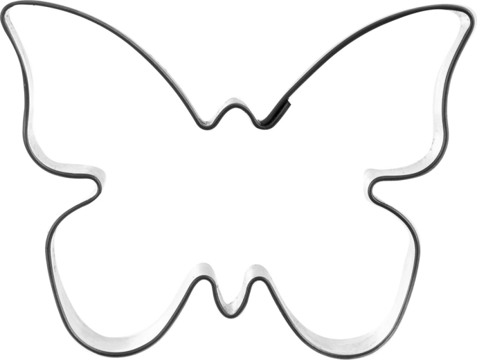 Emporte-pièce papillon en acier inoxydable