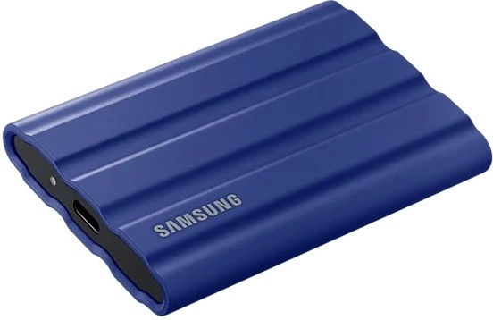 T7 Shield 1TB USB 3.2 SSD, blu