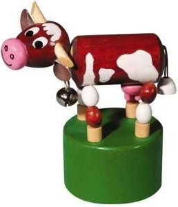 Detoa stiskalna figurica krava