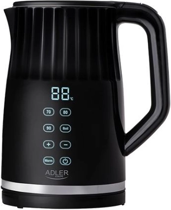 Bollitore elettrico con LED 1,7l e controllo della temperatura