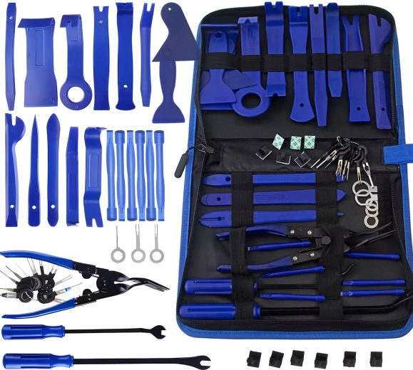Set di strumenti per lo smontaggio dei rivestimenti auto, 46 pezzi