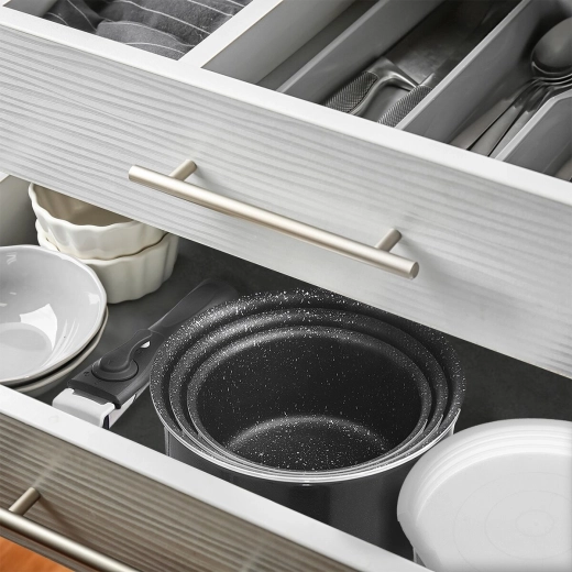 L’empilage fait gagner de la place dans la cuisine