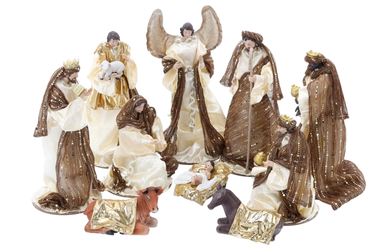 Complete nativity for an instant Christmas scene