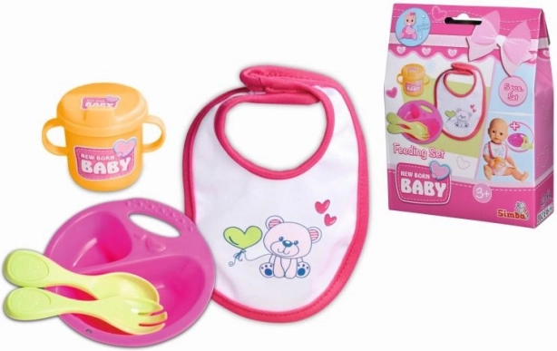 NEW BORN BABY Doll Feeding Set