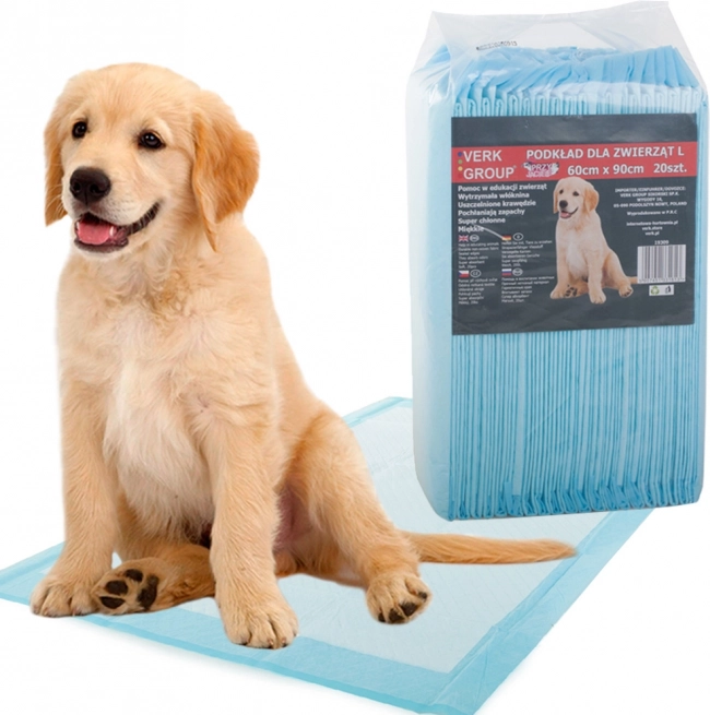 Tappetini igienici per cani 60 × 90 cm, 20 pz