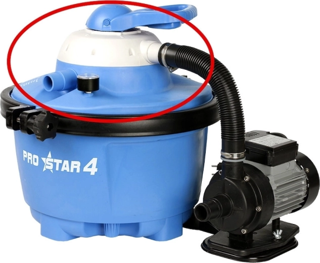 Marimex filter tank lid ProStar (complete set) including a 6-way valve