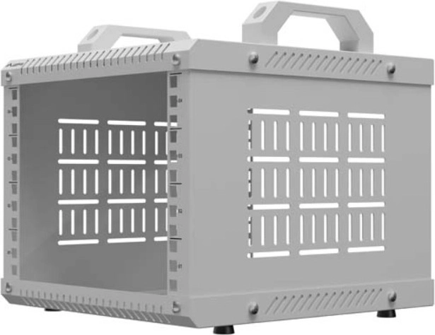 Lanberg open rack 10" 4U 280 × 300 mm grigio