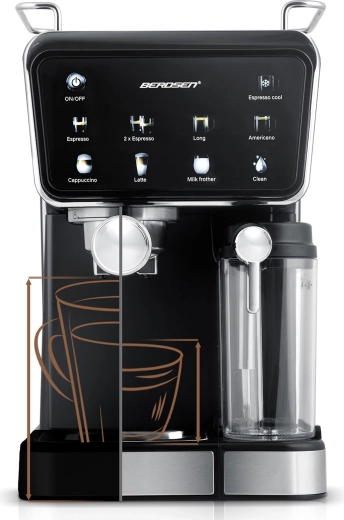 Touch controls and automatic cleaning