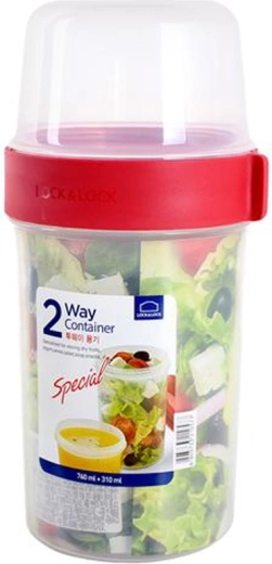 Madkasse LOCK&LOCK 2-i-1 1070 ml (760 + 310 ml)