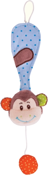 Bigjigs Baby clip per ciuccio Scimmietta Cheeky