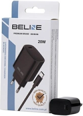 Wall charger 20W USB‑C + USB‑C cable – White