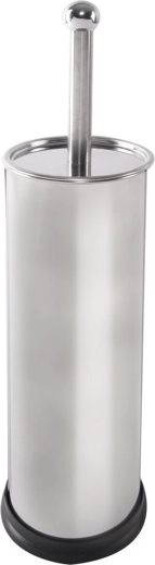 Set WC in acciaio inox con supporto e spazzola