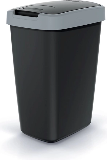 Compacta Q Flap Trash Can 12 L