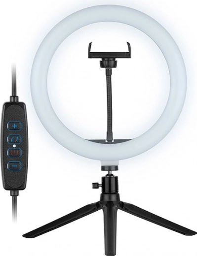 26 cm Ring LED Light with Mini Tripod and Phone Holder