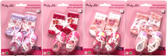 socks and booties for dolls 38–43 cm