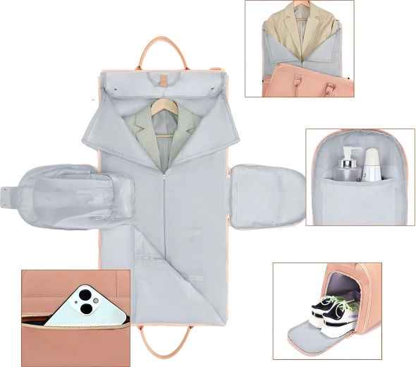 Smart organization and dedicated shoe compartment