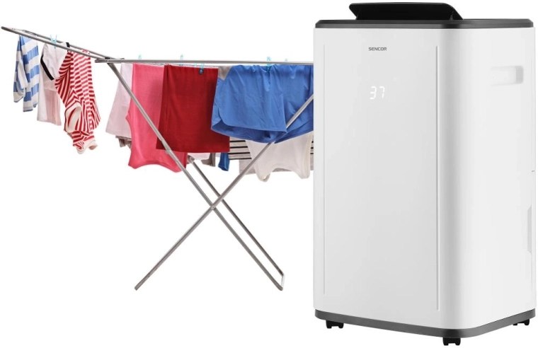 Effective dehumidification and laundry drying
