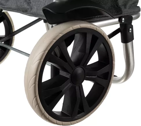 Foam wheels for a comfortable ride