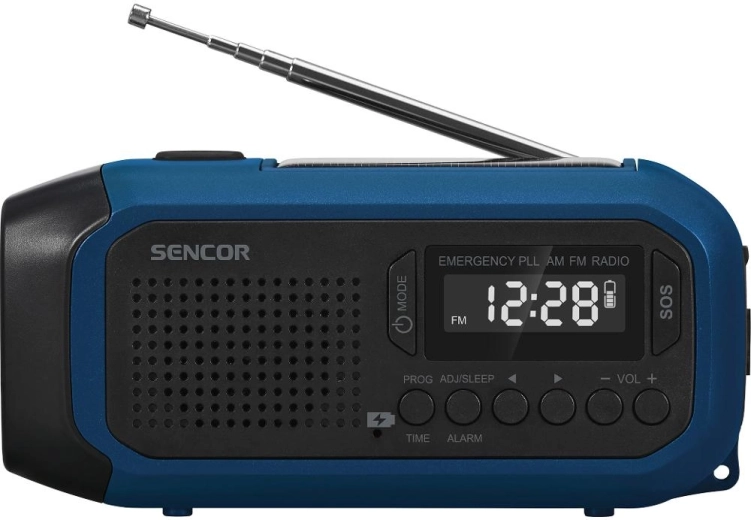 AM/FM radio and SOS alarm