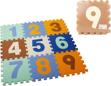Puzzle in schiuma con numeri 28 × 28 cm