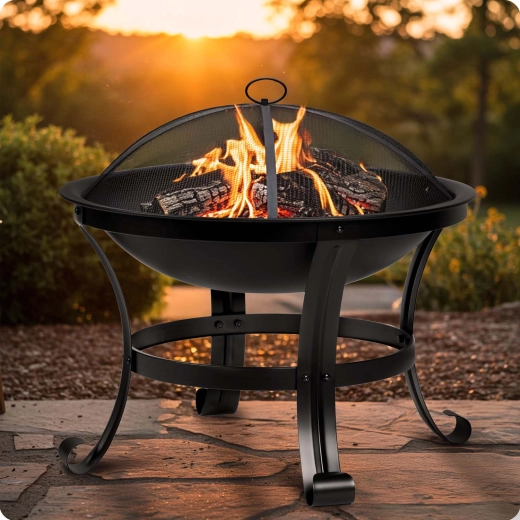 Fuoco sicuro grazie alla cupola antiscintille