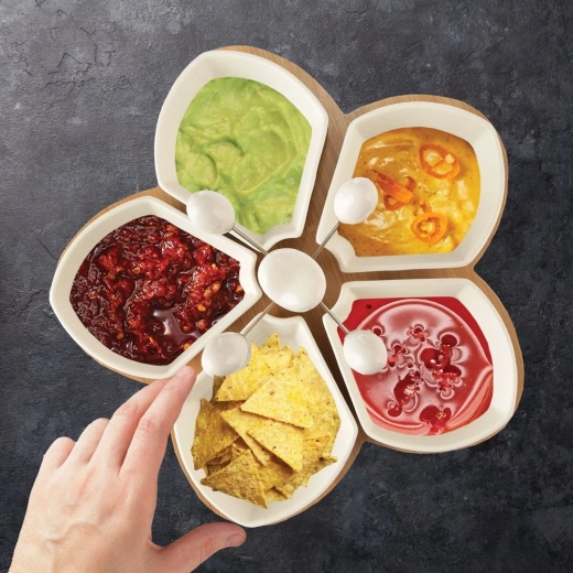 Coupelles pratiques pour différents types de gourmandises salées