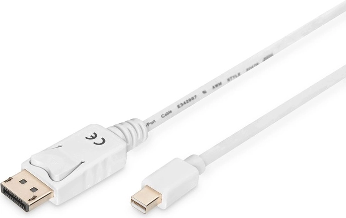 Cavo DisplayPort bianco 4K 60Hz miniDP a DP 2m